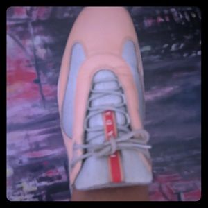 Pink Prada sneakers